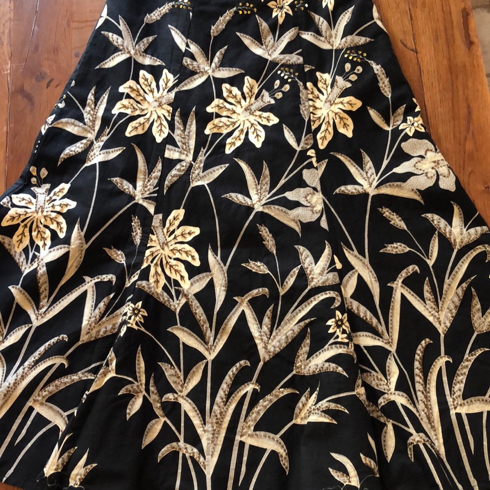 Vintage midi beaded skirt